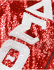 Delta Sigma Theta Sequin Jacket Red