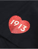 Delta Sigma Theta ΔΣΘ V Neck Glitter Tee Black