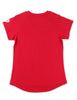 Delta Sigma Theta ΔΣΘ V Neck Glitter Tee Red