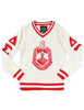 Delta Sigma Theta V-Neck Sweater Ivory