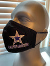 Dallas COWBOYS Face Mask with Adjustable Ear Loops