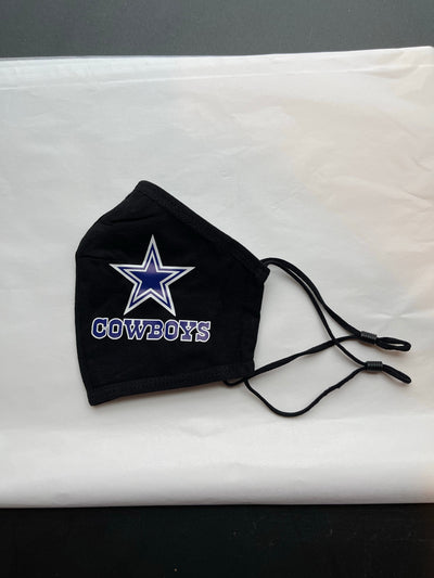 Dallas COWBOYS Face Mask with Adjustable Ear Loops
