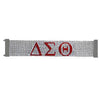 Delta Sigma Theta Austrian Crystal Cuff Bracelet Clear