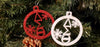 Delta Sigma Theta Bling Christmas Ornaments