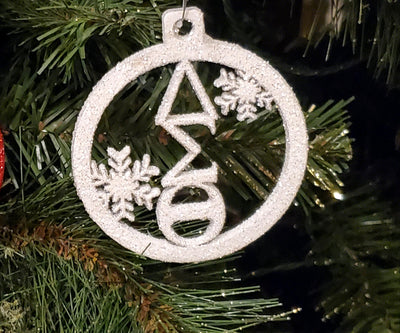 Delta Sigma Theta Bling Christmas Ornaments