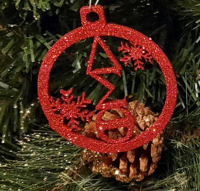 Delta Sigma Theta Bling Christmas Ornaments