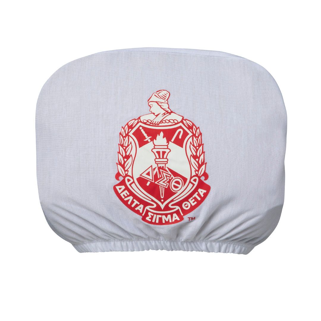 Delta Sigma Theta ΔΣΘ Shield With Greek Letters Car Seat Headrest Cover ...