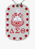 Delta Sigma Theta Double Sided Bling Rhinestone Dog Tag Necklace