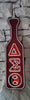 Delta Sigma Theta LED Wooden Paddle Red