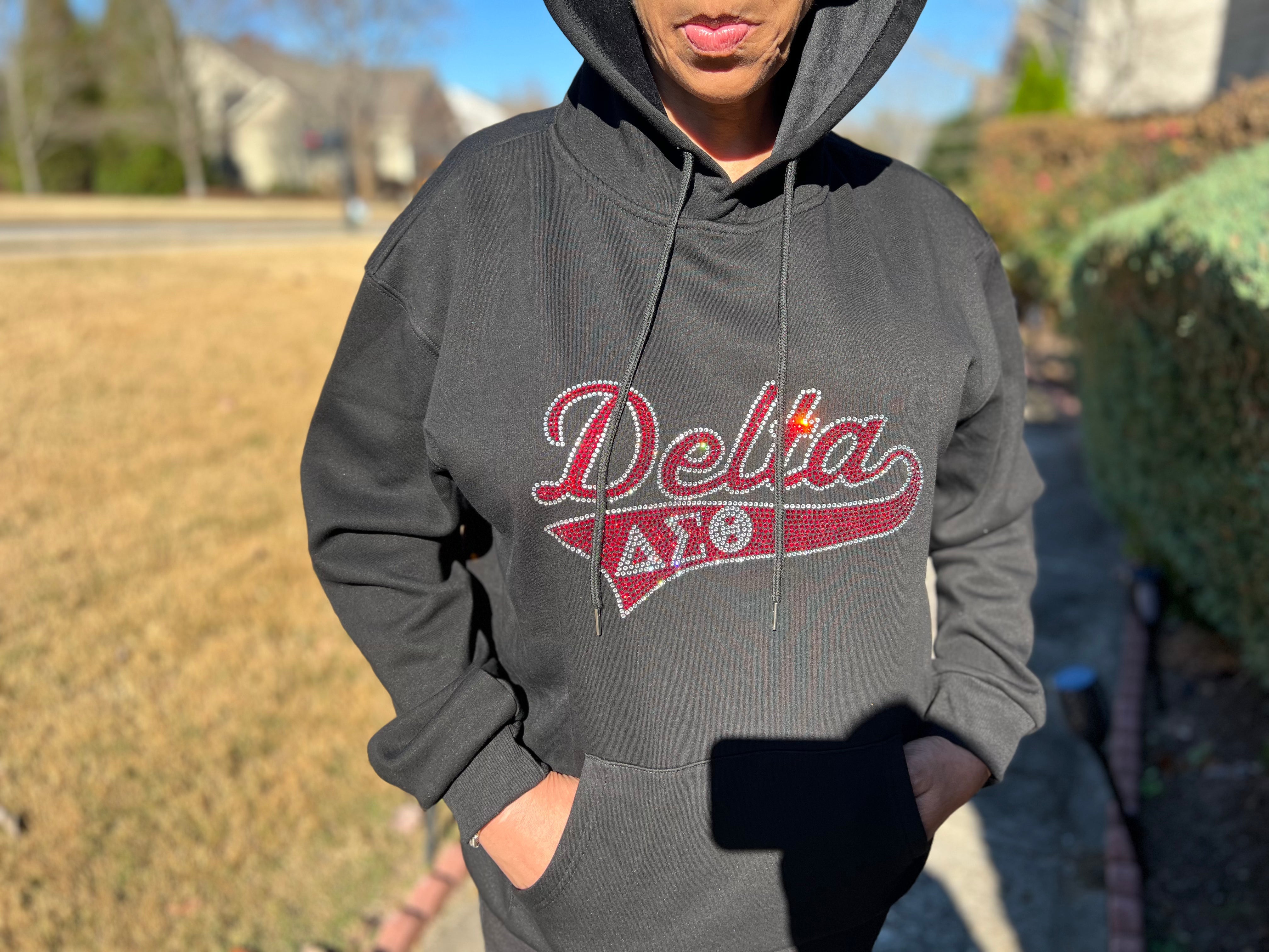 Customized Women’s Hoodie Sweatshirts By Delta Sigma Theta