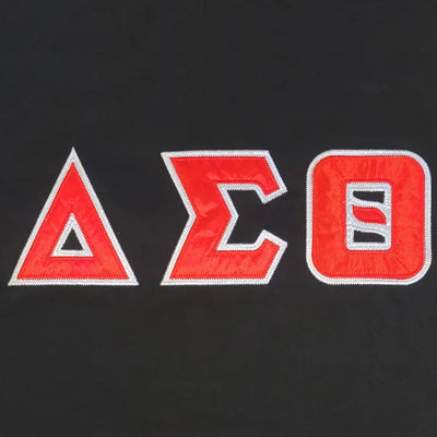 Delta Sigma Theta Ringer T-Shirt Black