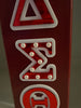 Delta Sigma Theta Wooden Paddle Red