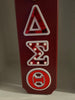 Delta Sigma Theta Wooden Paddle Red