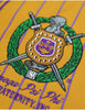 Omega Psi Phi Baseball Jersey Gold