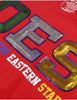 OES Eastern Star Sequin Patch Tee Red