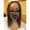 Faith Crystal Color Full Rhinestone Face Mask