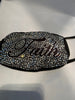 Faith Crystal Color Full Rhinestone Face Mask