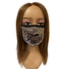 Faith Crystal Color Full Rhinestone Face Mask
