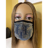 Hampton University Rhinestone Bling Face Mask