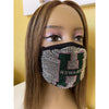 Howard University Rhinestone Bling Face Mask Pink