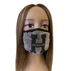Howard University Rhinestone Bling Face Mask Pink
