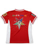 OES Eastern Star Sequined Football Jersey Red