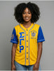 Sigma Gamma Rho Baseball Jersey Gold