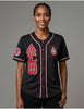 Delta Sigma Theta ΔΣΘ Baseball Jersey Black