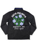 Zeta Phi Windbreaker Jacket Black