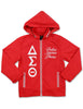 Delta Sigma Theta Windbreaker Red