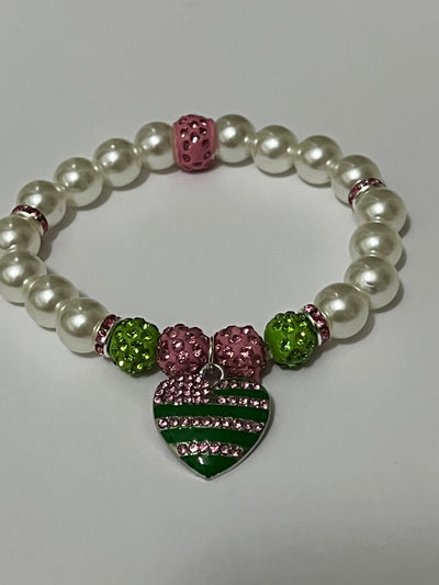 Kamala Harris Heart Of America Bling Bracelet Pearl