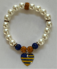 Kamala Harris Sigma Gamma Rho Heart Of America Bling Pearl Bracelet