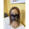Living My Blessed Life Rhinestone Bling Face Mask Pink