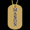 Masonic Double Side Dog Tag Necklace