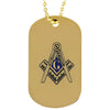 Masonic Double Side Dog Tag Necklace