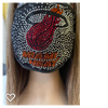 Miami Heat Rhinestone Bling Face Mask Washable