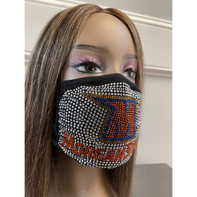 Morgan State University Bling Rhinestone Face Mask