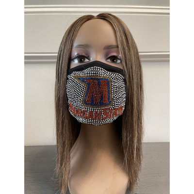 Morgan State University Bling Rhinestone Face Mask