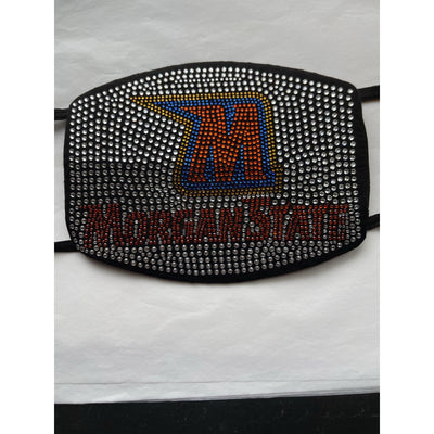 Morgan State University Bling Rhinestone Face Mask