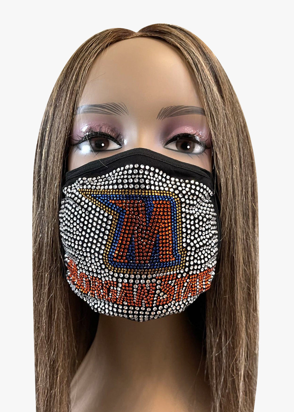 Morgan State University Bling Rhinestone Face Mask
