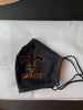 New Orleans Saints Bling Face Mask Black and Gold