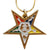 OES Eastern Star Golden Star Necklace