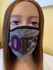 OES Eastern Star Rhinestone Bling Face Mask