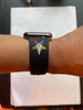 OES Eastern Star Silicone Watch Band for Apple Watch Size 42/44/45 mm