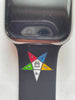 OES Eastern Star Silicone Watch Band for Apple Watch Size 42/44/45 mm