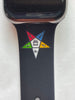 OES Eastern Star Silicone Watch Band for Apple Watch Size 42/44/45 mm