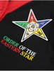 OES Eastern Star Sequin Cardigan Black