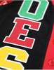 OES Eastern Star Sequin Cardigan Black