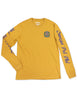 Omega Psi Phi Long Sleeve Tee Gold