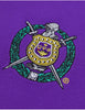 Omega Psi Phi Golf Shirt Purple